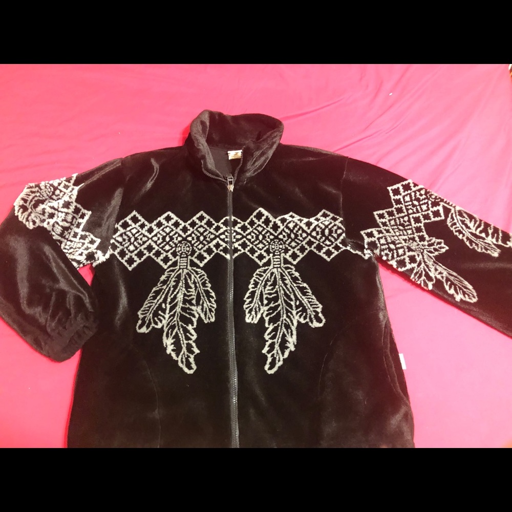 Milton Funwear Fleece Jacket Coat Southwestern